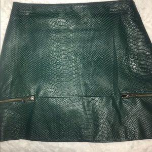 Snake skin skirt